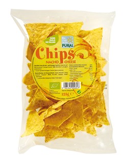 Pural Mais chips nacho kaas bio 125g - 4198